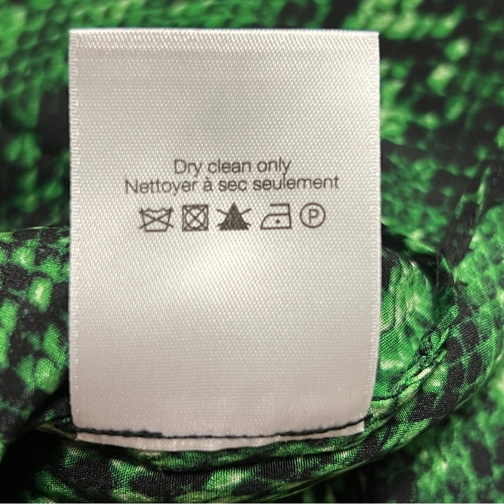 Veronica Beard Merci Python Print Silk Blouse Siz… - image 12